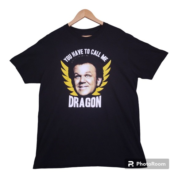 Step Brothers Men's Short Sleeve Dragon Graphic Print T Shirt Large Black T-Line - Picture 1 of 11